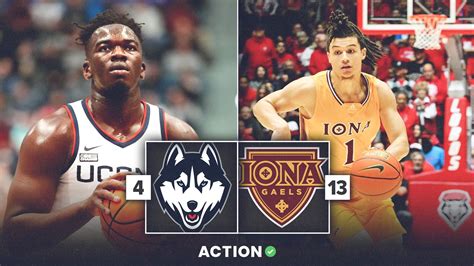 iona vs uconn prediction|uconn vs iona spread.
